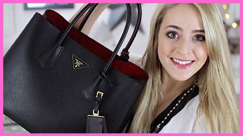 prada handbag review youtube